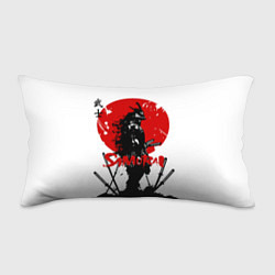Подушка-антистресс Самурай, Катаны и Красное Солнце, цвет: 3D-принт