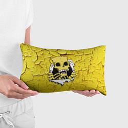 Подушка-антистресс Скелет Барта Симпсона разрывает штукатурку стены, цвет: 3D-принт — фото 2