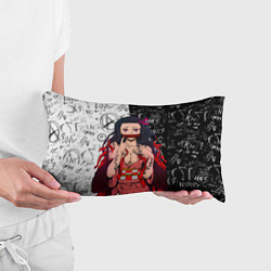 Подушка-антистресс Незуко - Клинок рассекающий демонов, цвет: 3D-принт — фото 2