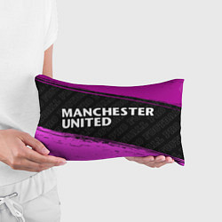 Подушка-антистресс Manchester United pro football: надпись и символ, цвет: 3D-принт — фото 2