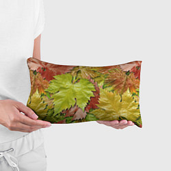 Подушка-антистресс Осенние листья клёна - паттерн, цвет: 3D-принт — фото 2