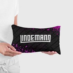 Подушка-антистресс Lindemann rock legends: надпись и символ, цвет: 3D-принт — фото 2