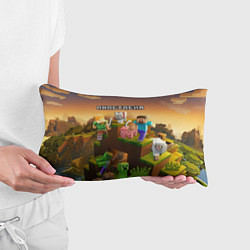 Подушка-антистресс Анастасия Minecraft, цвет: 3D-принт — фото 2