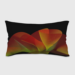Подушка-антистресс Абстрактная ассиметричная оранжевая волна, цвет: 3D-принт
