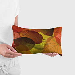Подушка-антистресс Осенние крупные листья, цвет: 3D-принт — фото 2