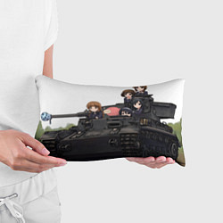 Подушка-антистресс Девушки на танке, цвет: 3D-принт — фото 2
