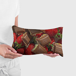 Подушка-антистресс Клубника и шоколад Рошен, цвет: 3D-принт — фото 2