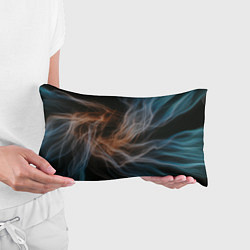 Подушка-антистресс Множество абстрактных линий во тьме, цвет: 3D-принт — фото 2