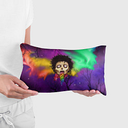 Подушка-антистресс Зомби с радугой, цвет: 3D-принт — фото 2