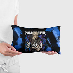 Подушка-антистресс Slipknot hammer blue, цвет: 3D-принт — фото 2