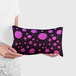 Подушка-антистресс Фиолетовый мультяшный космос, цвет: 3D-принт — фото 2