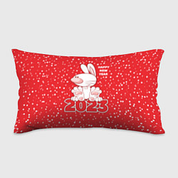 Подушка-антистресс Happy new year, 2023 год кролика, цвет: 3D-принт