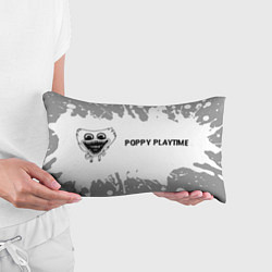Подушка-антистресс Poppy Playtime glitch на светлом фоне: надпись и с, цвет: 3D-принт — фото 2