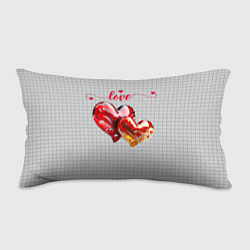Подушка-антистресс Love - сердечки, цвет: 3D-принт