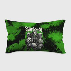 Подушка-антистресс Slipknot green abstract