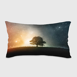 Подушка-антистресс Раскидистое дерево на фоне звёздного неба, цвет: 3D-принт