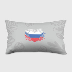 Подушка-антистресс Россия сердце, цвет: 3D-принт