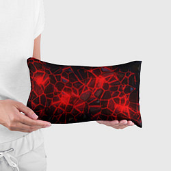 Подушка-антистресс Кристаллы в красных нитях, цвет: 3D-принт — фото 2