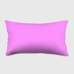 Подушка-антистресс Много сердец розовое, цвет: 3D-принт