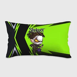 Подушка-антистресс Slipknot green, цвет: 3D-принт