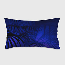 Подушка-антистресс Пальма в неоновом свете, цвет: 3D-принт
