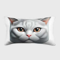Подушка-антистресс Нейросеть: британский кот-подушка, цвет: 3D-принт