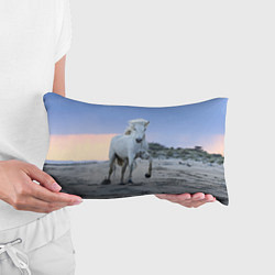 Подушка-антистресс Белый конь, цвет: 3D-принт — фото 2
