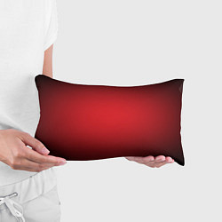Подушка-антистресс Красно-черная затемняющая виньетка, цвет: 3D-принт — фото 2