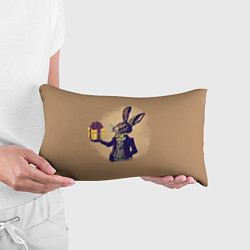 Подушка-антистресс Кролик в костюме с подарком, цвет: 3D-принт — фото 2