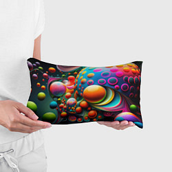 Подушка-антистресс Абстрактные космические шары, цвет: 3D-принт — фото 2