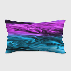Подушка-антистресс Синий с фиолетовым размытый абстрактный узор, цвет: 3D-принт