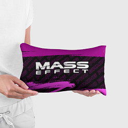 Подушка-антистресс Mass Effect pro gaming: надпись и символ, цвет: 3D-принт — фото 2