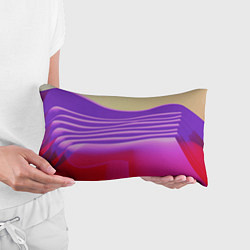 Подушка-антистресс Волнообразные листы разных цветов, цвет: 3D-принт — фото 2