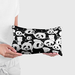 Подушка-антистресс С пандами паттерн, цвет: 3D-принт — фото 2