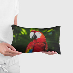 Подушка-антистресс Красный попугай Ара, цвет: 3D-принт — фото 2