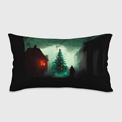 Подушка-антистресс Тёмное рождество, цвет: 3D-принт