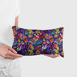 Подушка-антистресс Multicolored floral patterns, цвет: 3D-принт — фото 2