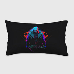 Подушка-антистресс Witcher in neon style, цвет: 3D-принт