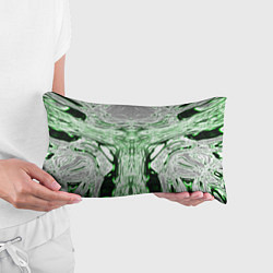 Подушка-антистресс Зеленый узор, цвет: 3D-принт — фото 2