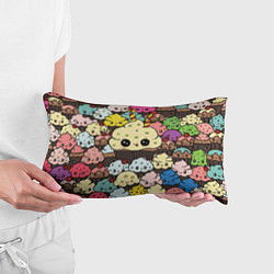 Подушка-антистресс Милые цветные кексики, цвет: 3D-принт — фото 2