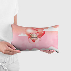 Подушка-антистресс Мишка в чашке с сердечком, цвет: 3D-принт — фото 2