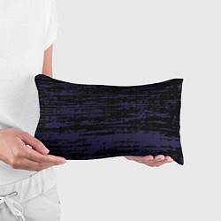 Подушка-антистресс Синие кляксы на чёрном, цвет: 3D-принт — фото 2