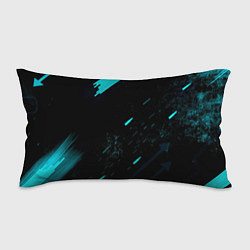 Подушка-антистресс Abstraction Line blue, цвет: 3D-принт