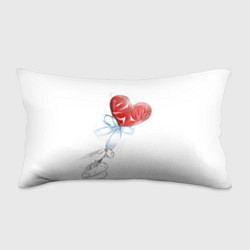 Подушка-антистресс Леденец сердечко, цвет: 3D-принт