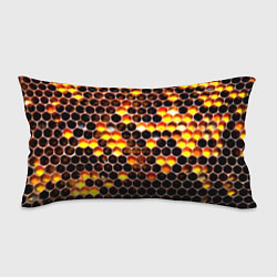 Подушка-антистресс Медовые пчелиные соты, цвет: 3D-принт