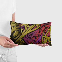 Подушка-антистресс Calligraphic style, цвет: 3D-принт — фото 2