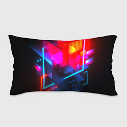 Подушка-антистресс Neon stripes color, цвет: 3D-принт