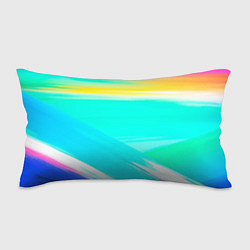 Подушка-антистресс Абстрактные цветные линии - диагонали, цвет: 3D-принт