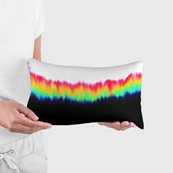 Подушка-антистресс Северное сияние - тай-дай, цвет: 3D-принт — фото 2