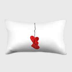 Подушка-антистресс Сердца валентинки, цвет: 3D-принт
